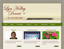 Tablet Screenshot of lynholleydoucet.com